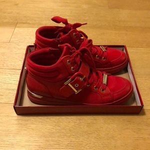 Aldo red sneakers size 9